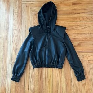 NWT Zara Black Hooded Women's Jacket